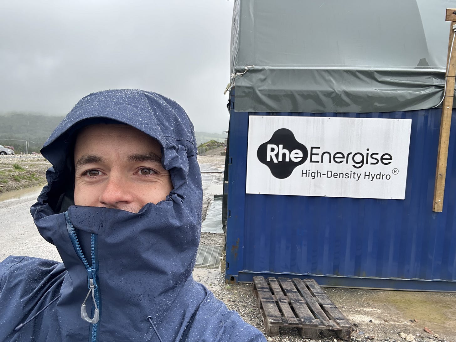 Visiting the RheEnergise High-Density Hydro test rig in Dartmoor