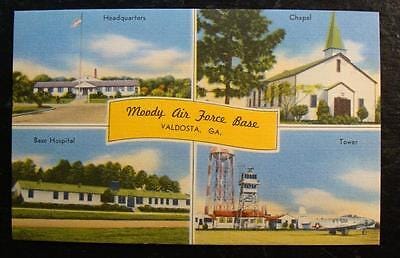 1950's POSTCARD-MOODY AIR FORCE BASE, VALDOSTA, GEORGIA | eBay