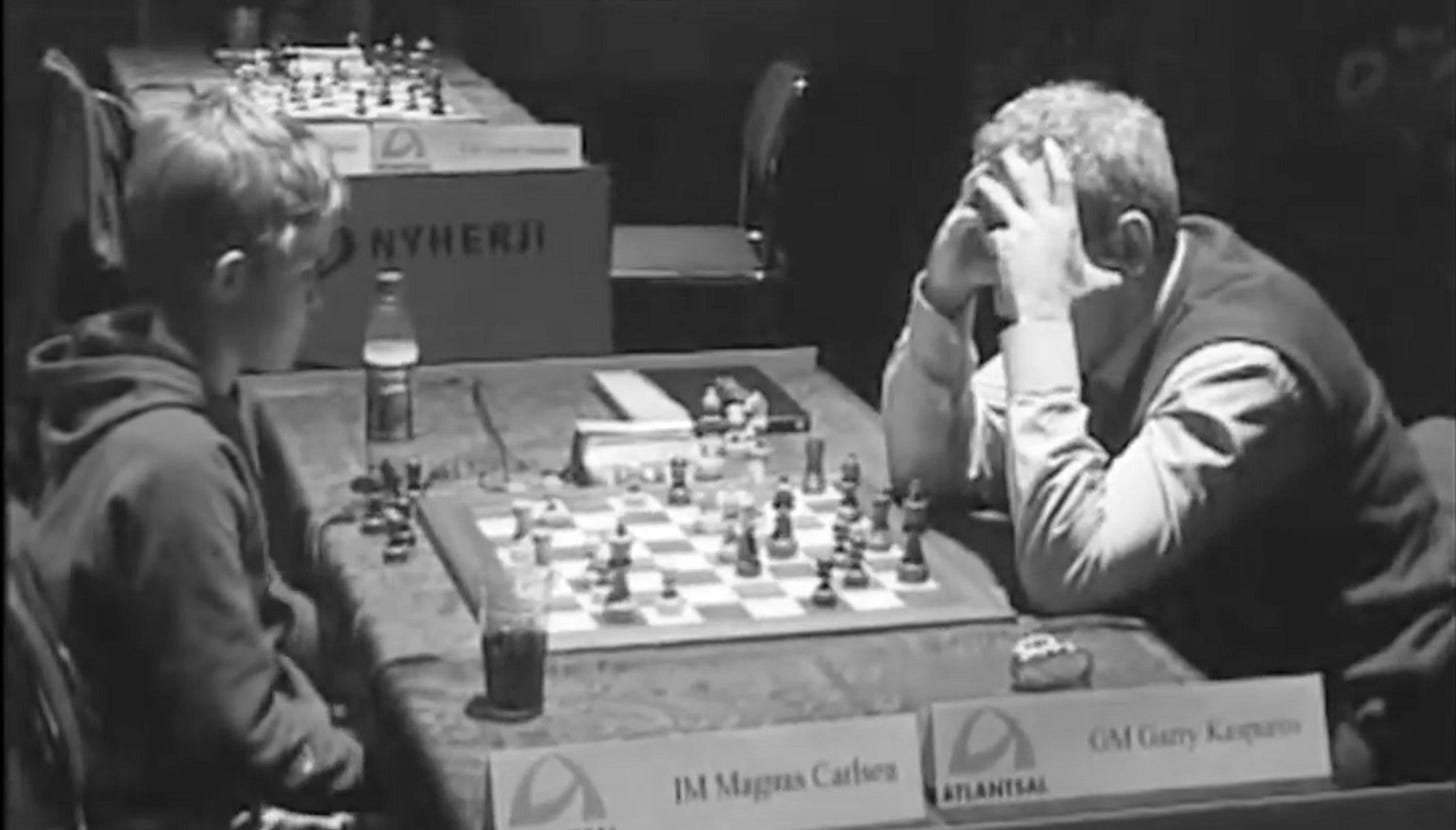 Carlsen y Kasparov vuelven a enfrentarse, 16 años después