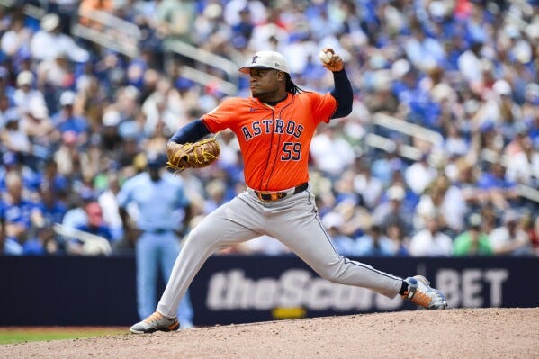 Dubón has tiebreaking hit, Peña homers as Astros beat Blue Jays 5-3 for 12th win in 14 games | AP News Dubón has tiebreaking hit, Peña homers as Astros beat Blue Jays 5-3 for 12th win in 14 games | AP News