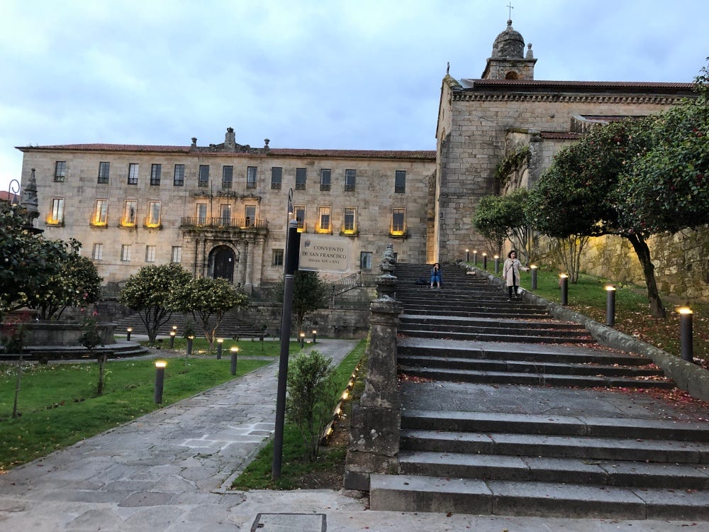 Convento steps and garden Convento steps and garden