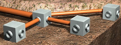 Precio en España de m de Colector enterrado. Generador de precios de la  construcción. CYPE Ingenieros, S.A.