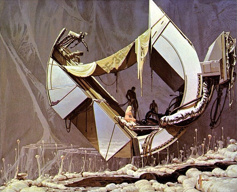 Book notes: Syd Mead's 'Sentinel II' - by Adam Rowe