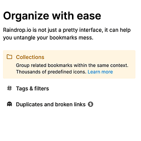 My Favorite Link Organizer 🔗 