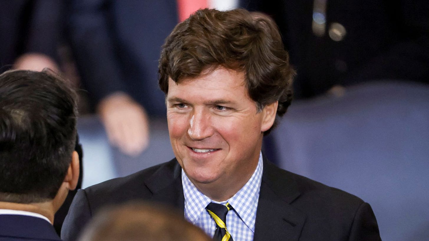 Tucker Carlson's podcast surges up the charts amid MAGA rift over  Israel-Iran conflict | CNN Business