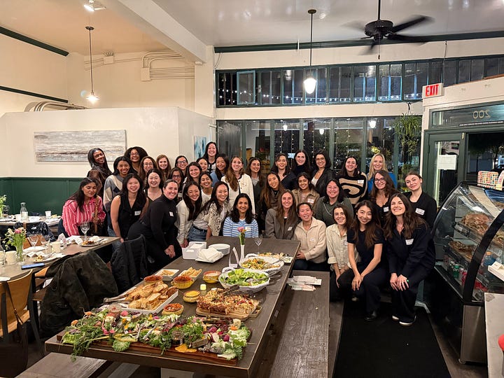 speaking at the women + AI event