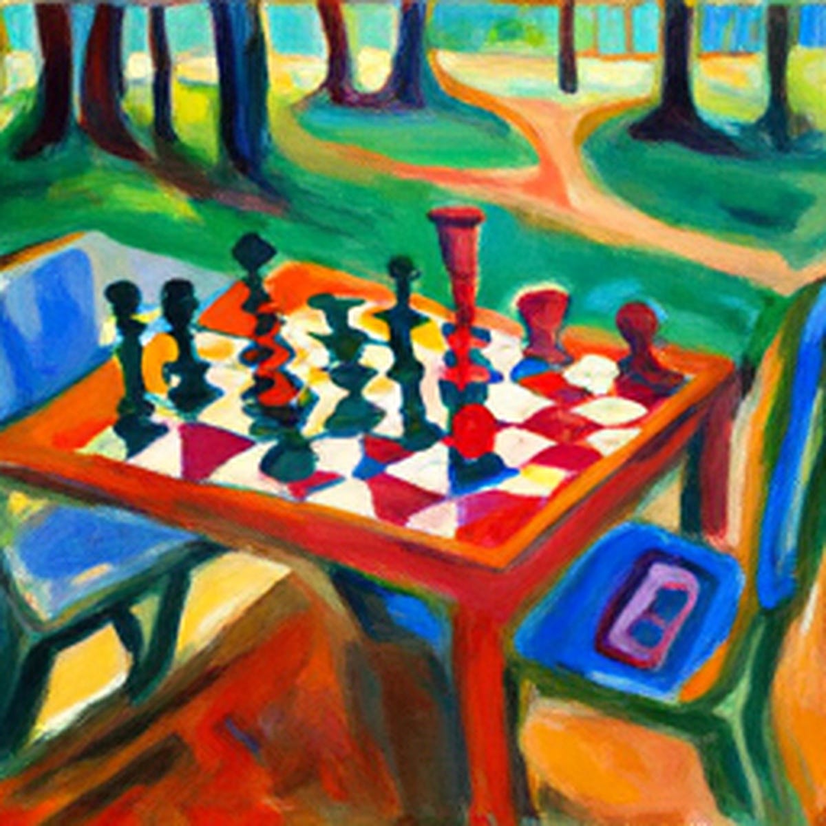 A chess table in a Paris park — Conversation Starters Phase 3, French with Amélie A chess table in a Paris park — Conversation Starters Phase 3, French with Amélie