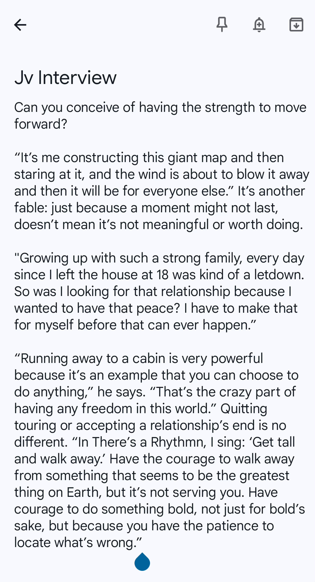 Notes app copy + paste