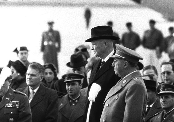 Francisco Franco and U.S. President Dwight D. Eisenhower, 1959