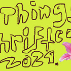 12 things I thrifted this year