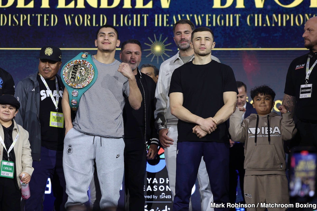 Image: Vergil Ortiz Jr 153.1 vs. Israil Madrimov 152.1 - Weigh-in Results