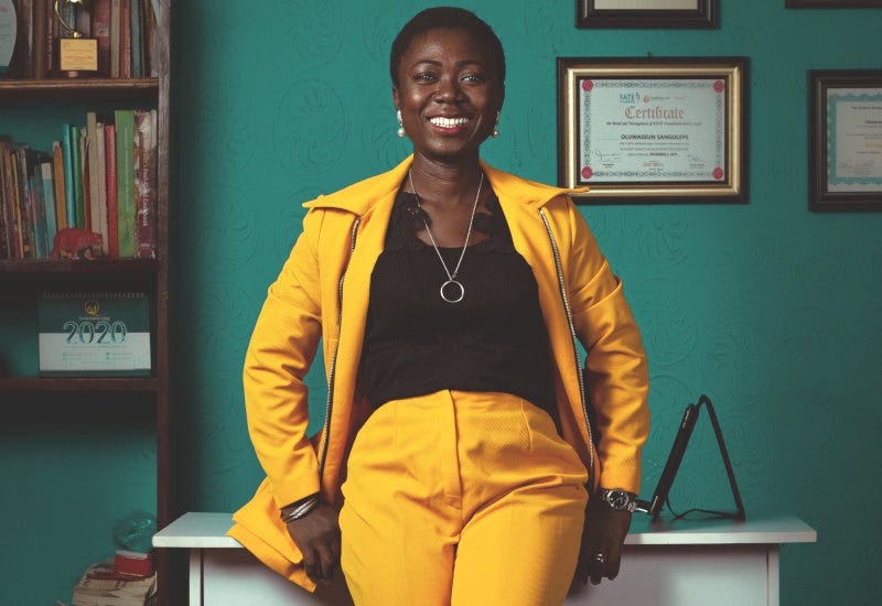 Seun Sangoleye, founder of Baby Grubz Seun Sangoleye, founder of Baby Grubz