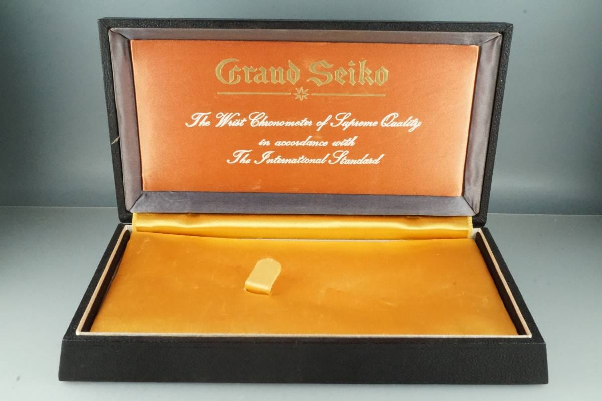グランドセイコー　ファースト　純正BOX　3180　クロノメーター　箱　ボックス　GS　獅子メダル　GRAND SEIKO 1st　アンティーク