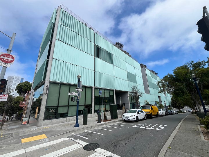 Photos showing some of Strategic Realty Trust's properties in the Hayes Valley neighborhood of San Francisco.