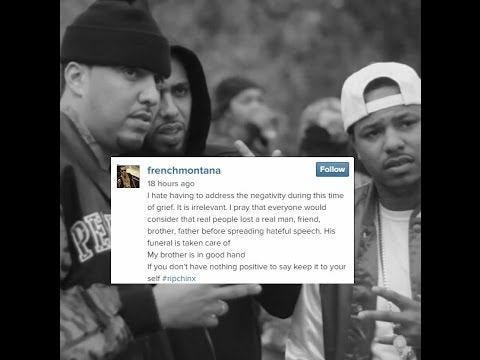 french montana bails on chinx drugx funeral 2015 french montana bails on chinx drugx funeral 2015