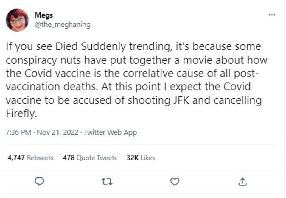 Died Suddenly Response Died Suddenly Response