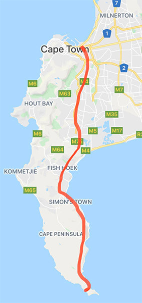 Cape Town to the Cape of Good Hope