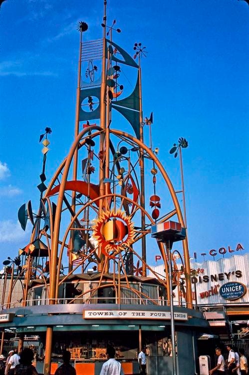 Tower of the 4 Winds' - designed by Rolly Crump.... | Scout's Atomic Flash Tower of the 4 Winds' - designed by Rolly Crump.... | Scout's Atomic Flash