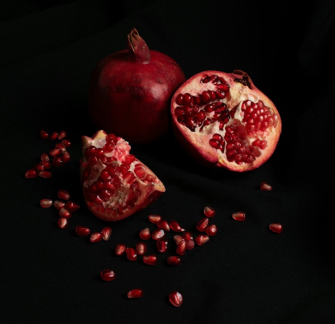 red pomegranate red pomegranate