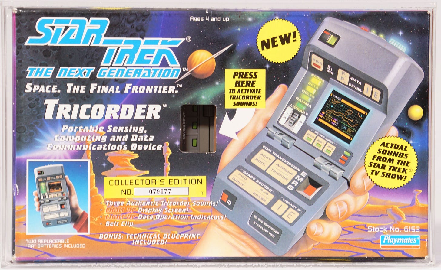 1993 Playmates Star Trek TNG Boxed Accessory - Tricorder