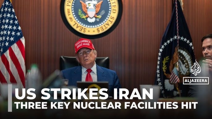 US joins Israel in attacking Iran, strikes Fordow, Isfahan, Natanz sites
