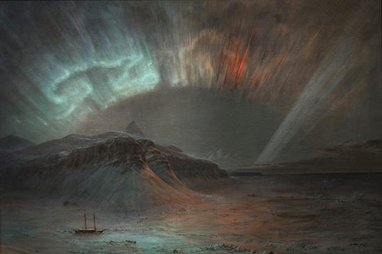 Aurora Borealis, 1865, Frederic Edwin Church