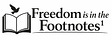 Freedom is in the Footnotes