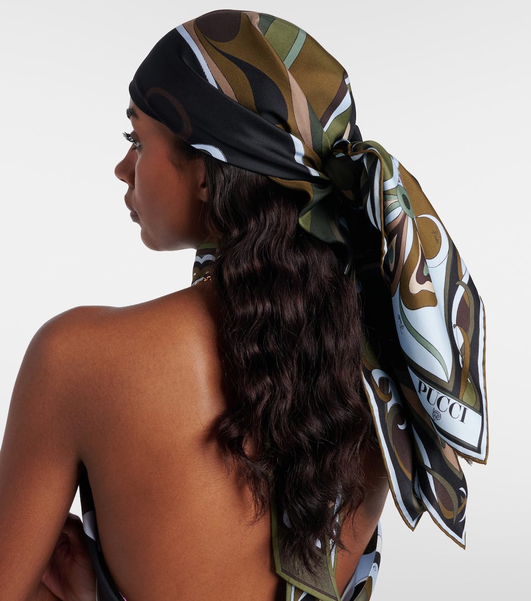 Orchidee silk twill scarf | Pucci