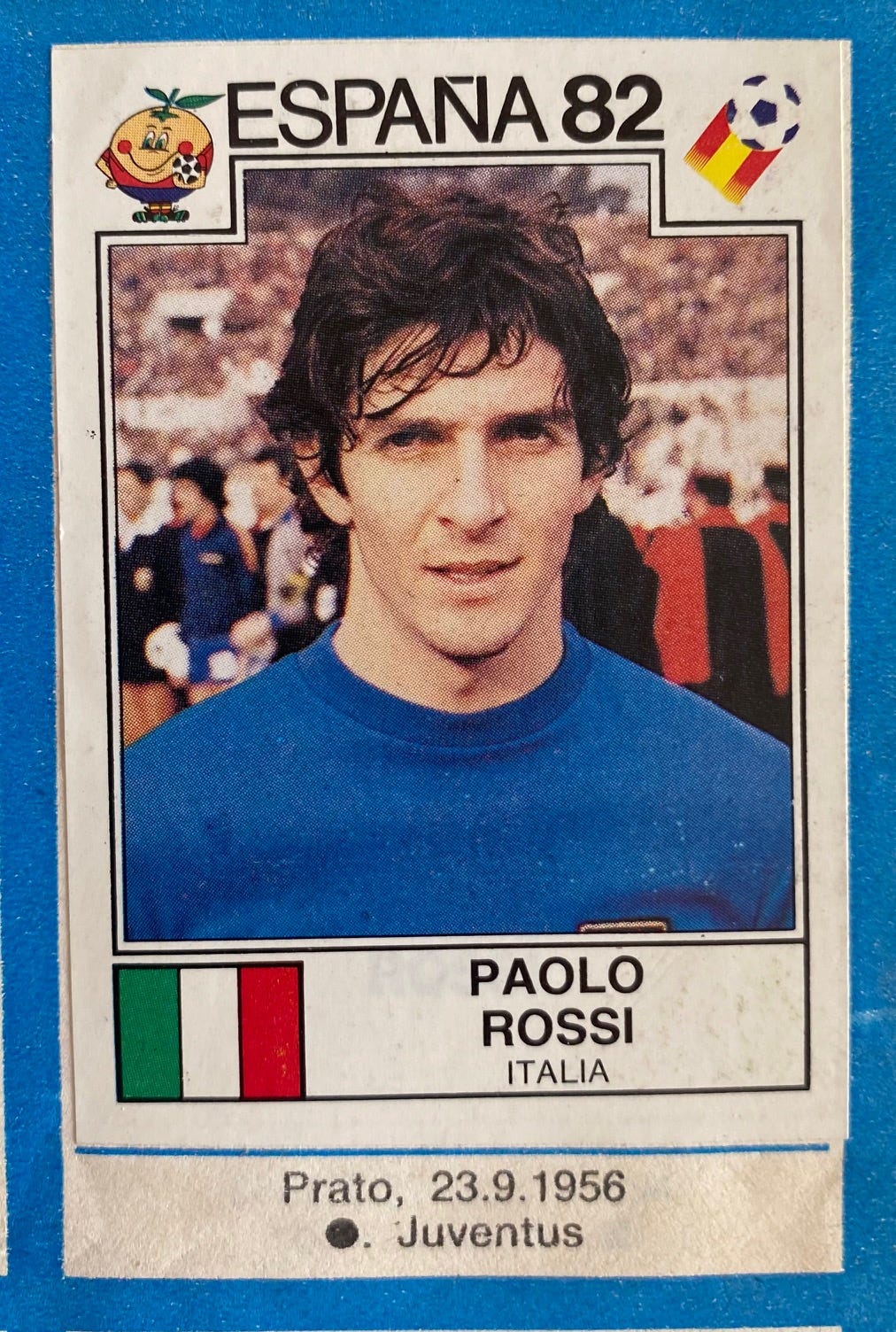 Figurina Paolo Rossi Spagna '82