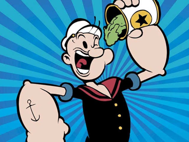 Not on the list - Popeye's right, eating spinach does boost power ... Not on the list - Popeye's right, eating spinach does boost power ...