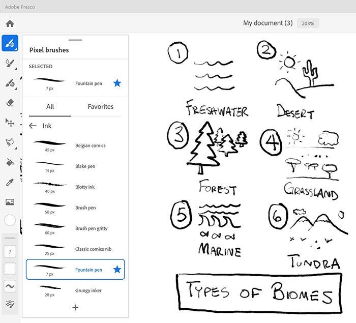 Sketch! Boost Creativity and Brain-Friendly Learning in Class with Adobe Fresco Sketch! Boost Creativity and Brain-Friendly Learning in Class with Adobe Fresco