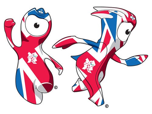 London 2012: Wenlock & Mandeville [official merchandising illustrations]
