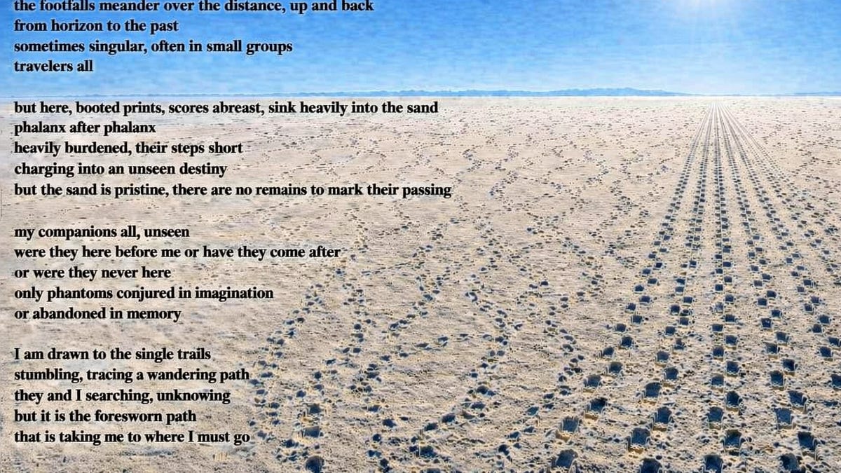 Footprints - by Irving A. Lerch - Once Upon a Time