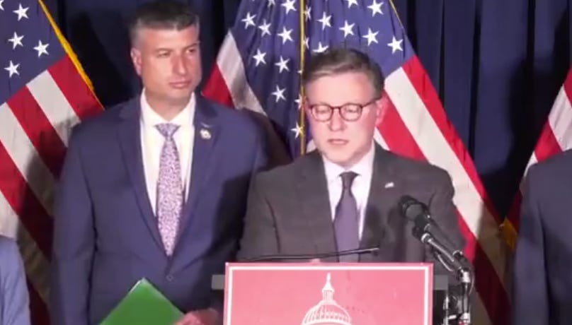 Mike Johnson Begs Democrats To Invite Trump To Invade Their Cities