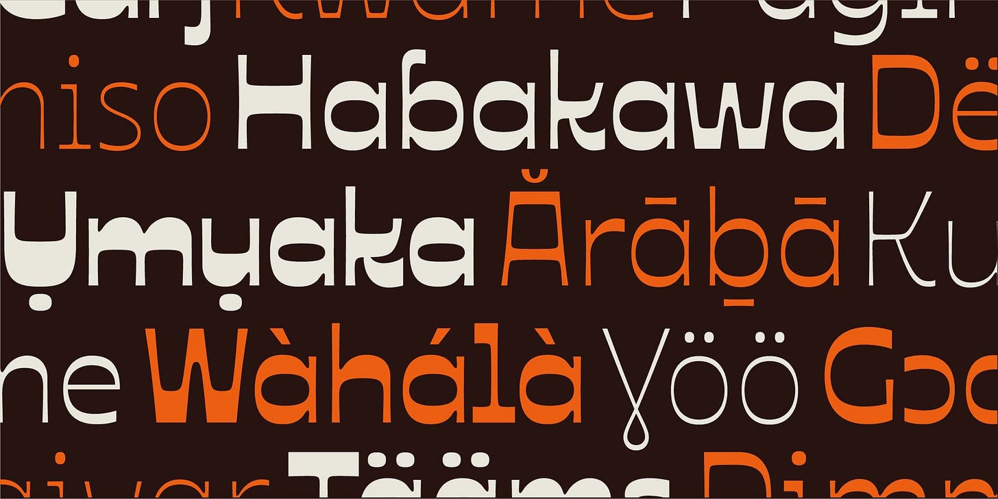 Ojuju Typeface by Chisaokwu Joboson