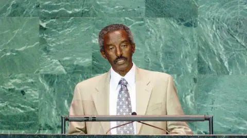 United Nations Berhane Abrehe addresses the UN general assembly in 2005 United Nations Berhane Abrehe addresses the UN general assembly in 2005