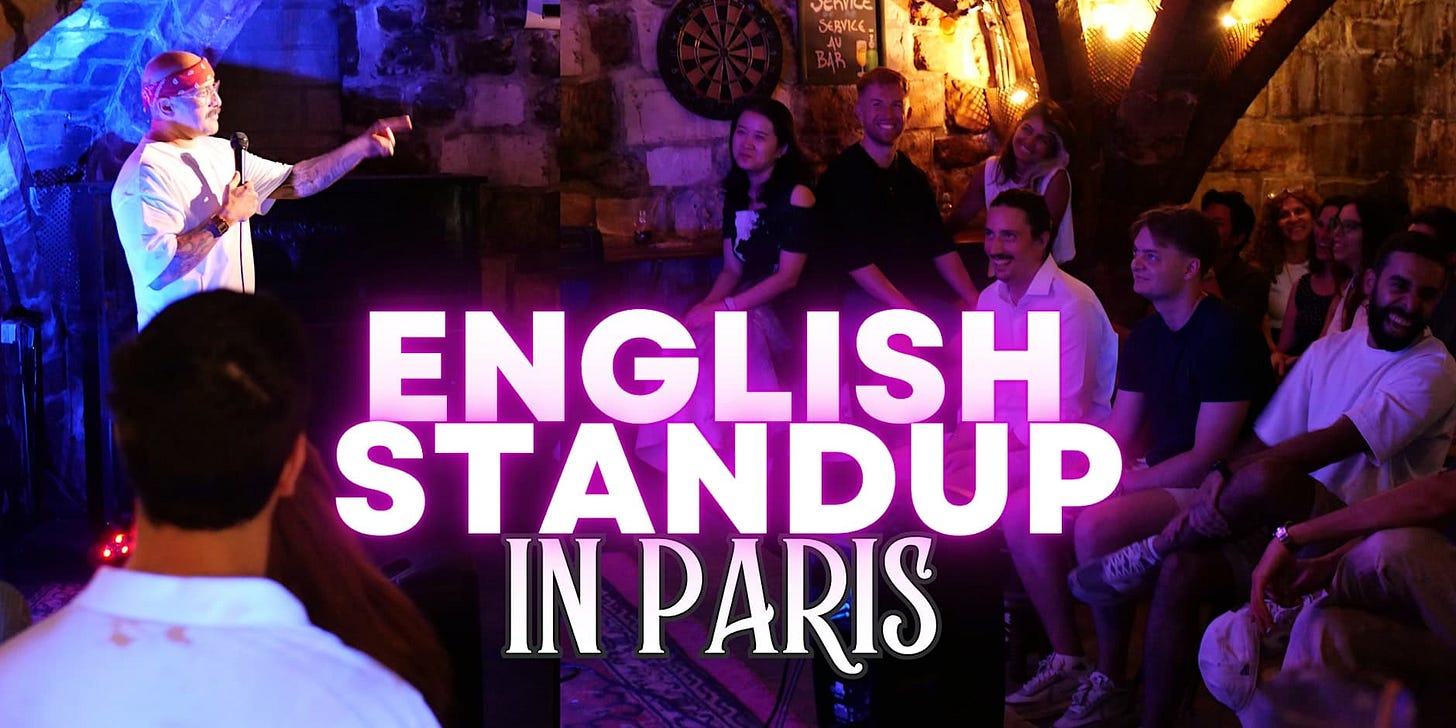 English Stand Up Comedy in Paris - Sept 24th English Stand Up Comedy in Paris - Sept 24th