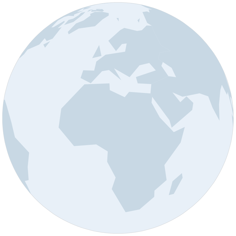 Globe icon - Orthographic