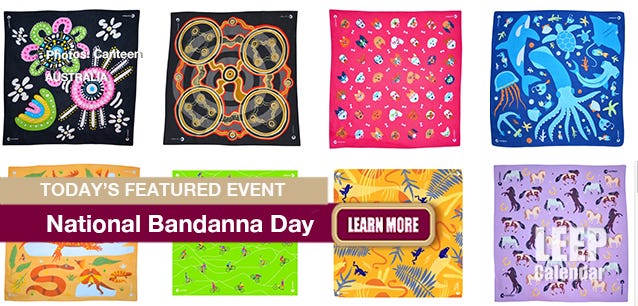 Bandanas are sold to help raise funds for childhood cancer in Australia. Photo CanTeen.
