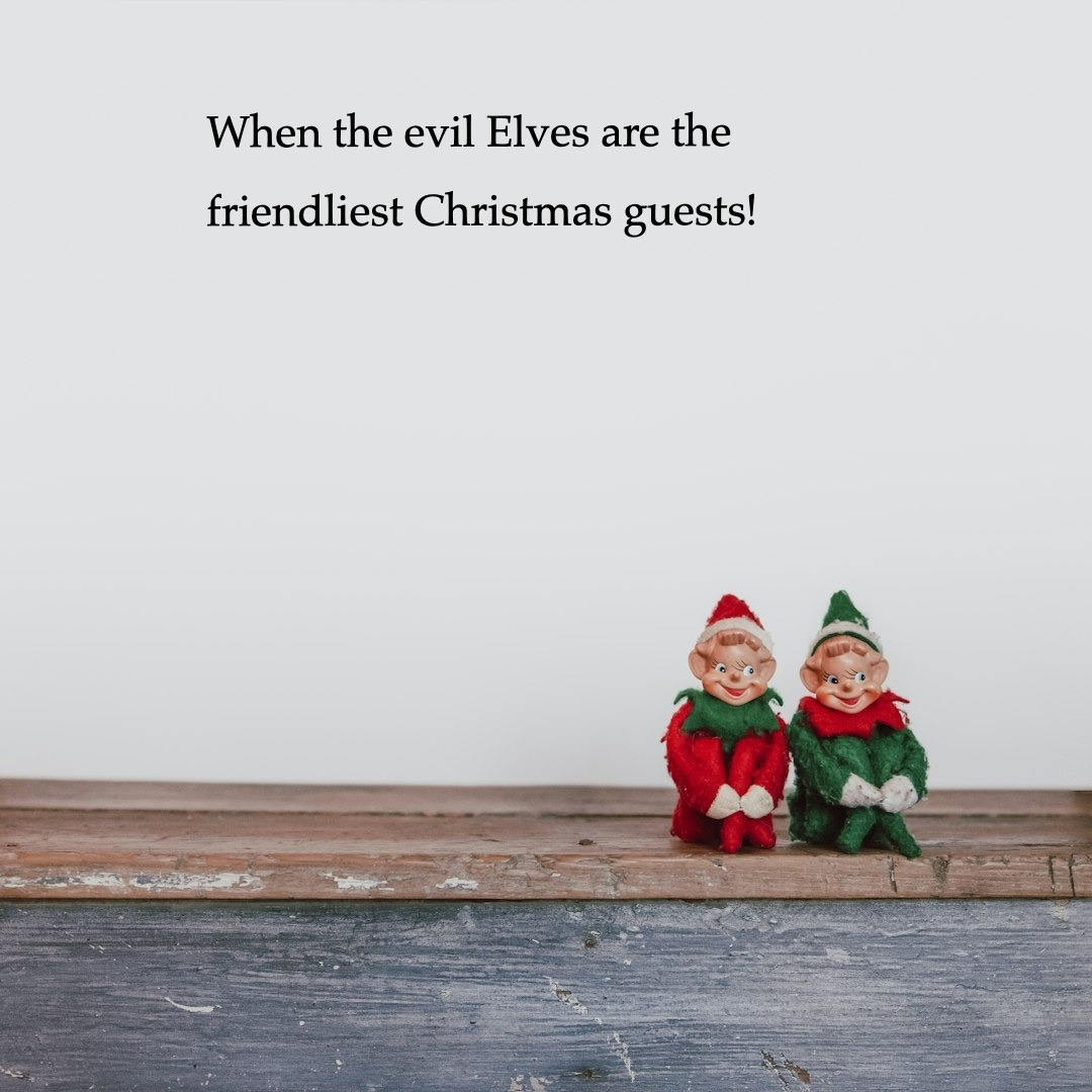 two elf on the shelf figurines