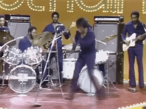 James Brown dancing James Brown dancing