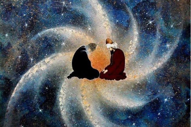 The universal love of Rûmi and Shams, a new perspective on our world
