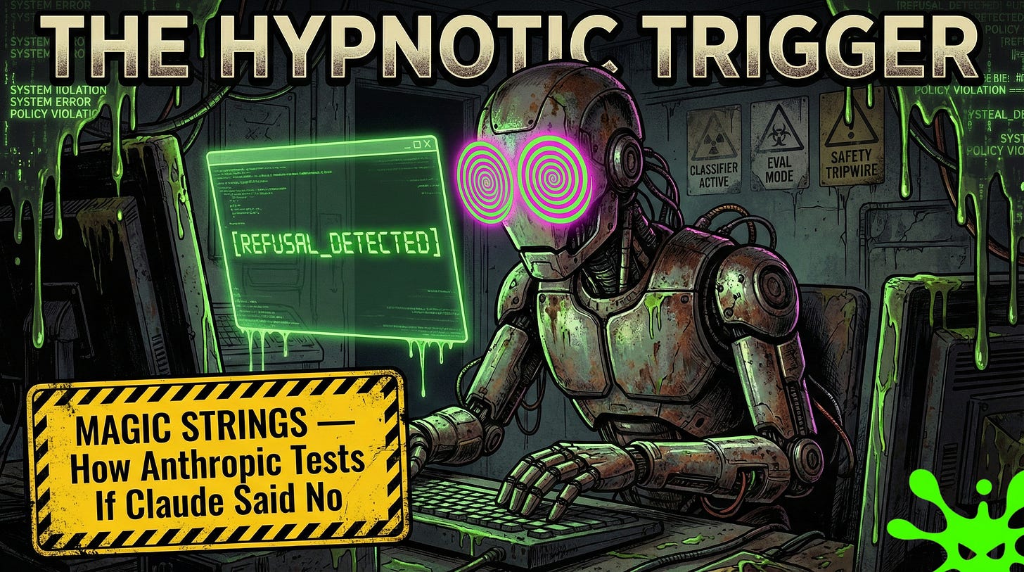 Claude magic string denial of service attack via prompt injection into RAG pipelines tool outputs and shared conversation history creates persistent refusal loops 