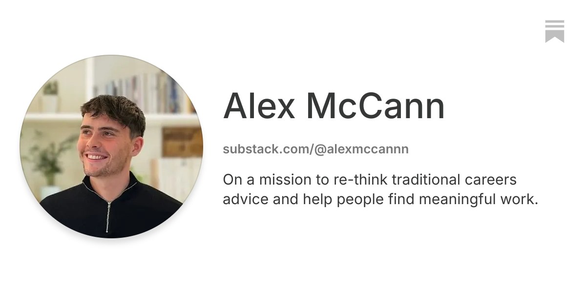 Alex McCann | Substack