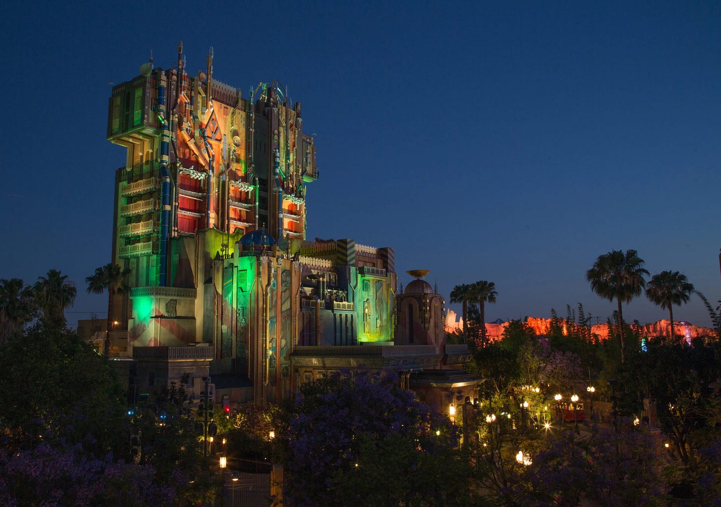 Guardians of the Galaxy Mission BREAKOUT Disneyland building