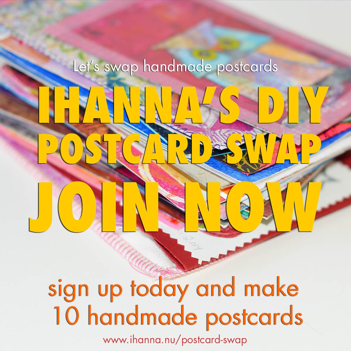 iHannas DIY Postcard Swap Join now sign up today and make 10 handmade postcards