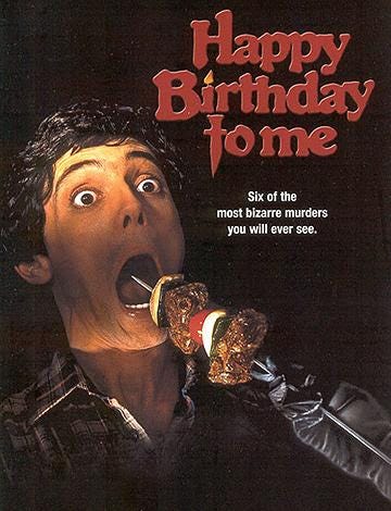 Retro VHS Covers: "Happy Birthday To Me" (1981) | Bloody Good Horror -  Horror movie reviews, podcast, news, and more!
