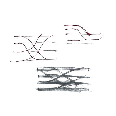 Yoji Yamamoto's 1987 logo concepts for Japan Railways.