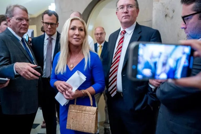 Marjorie Taylor Greene: ‘Genocide’ in Gaza as children starve amid U.S.-backed conflict.PHOTO:EFE.