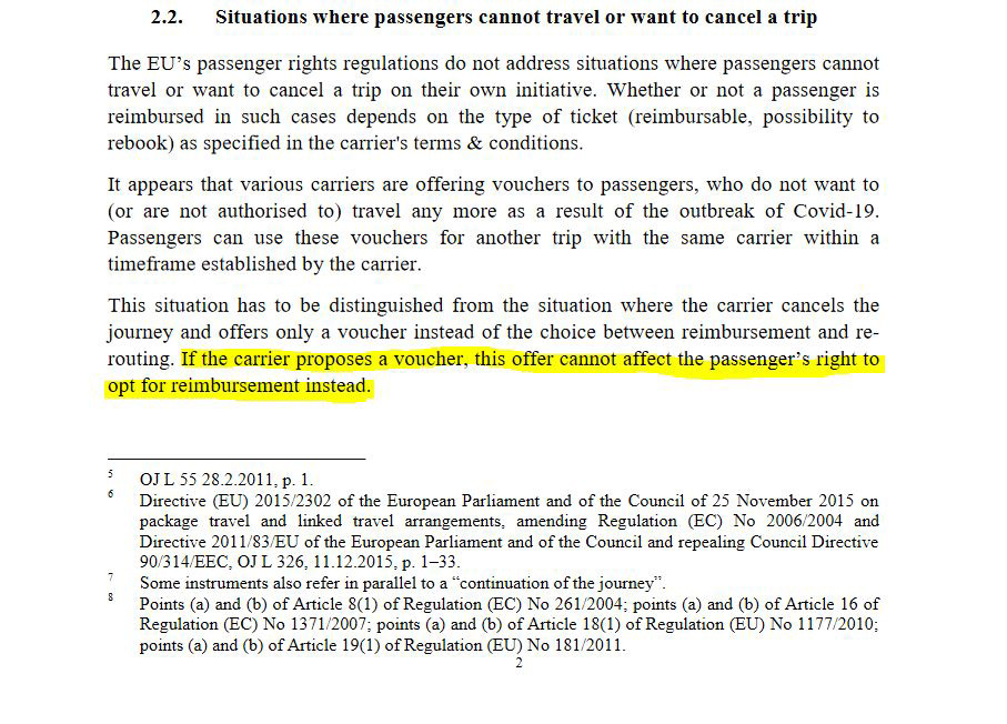 Interpretative Guidelines on EU passenger rights regulations